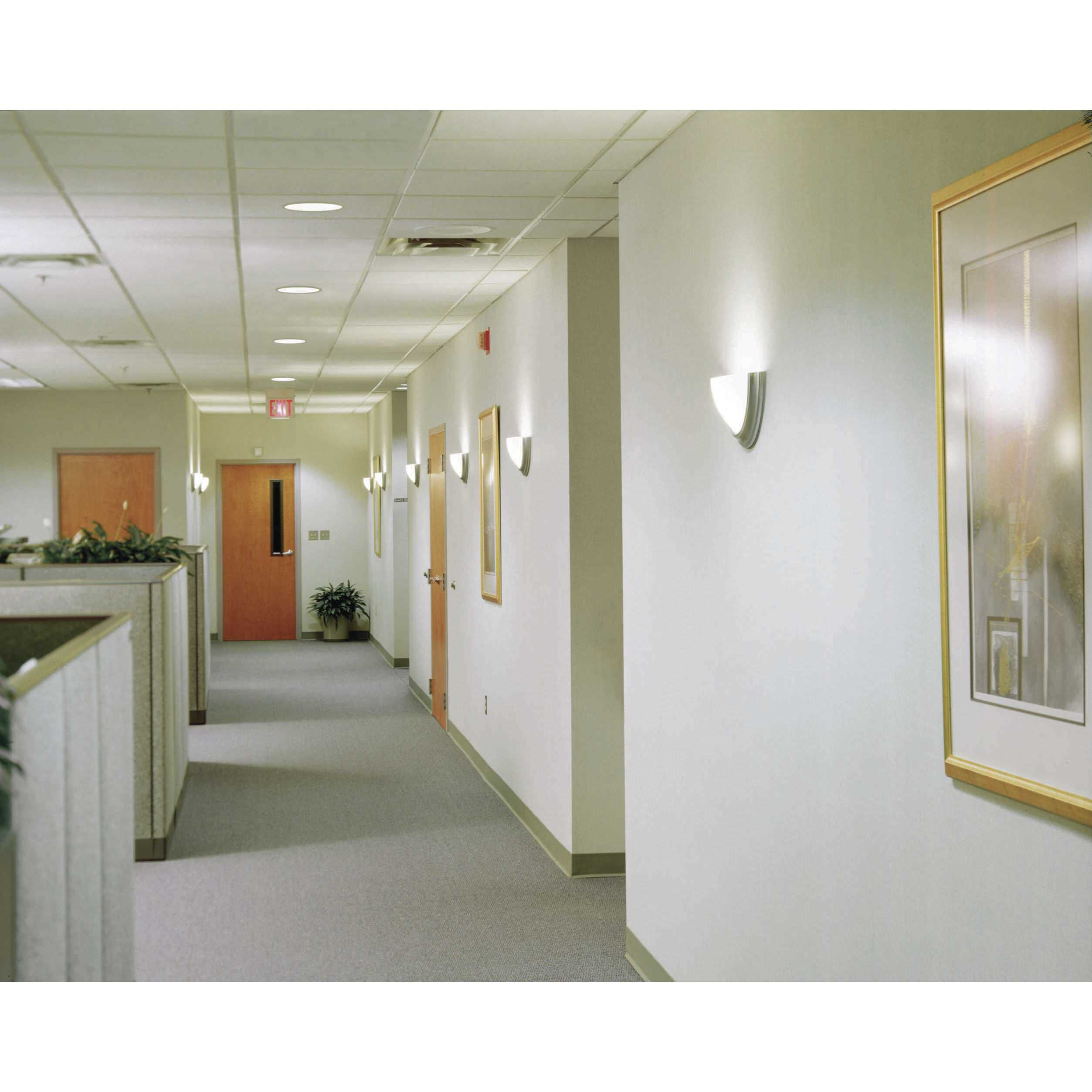 Eclipse 1 Light 15.25 inch Brushed Nickel ADA Wall Sconce Wall Light